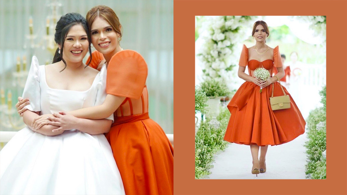 This Bride and Maid of Honor Looked Gorgeous in Matching Filipiniana Dresses