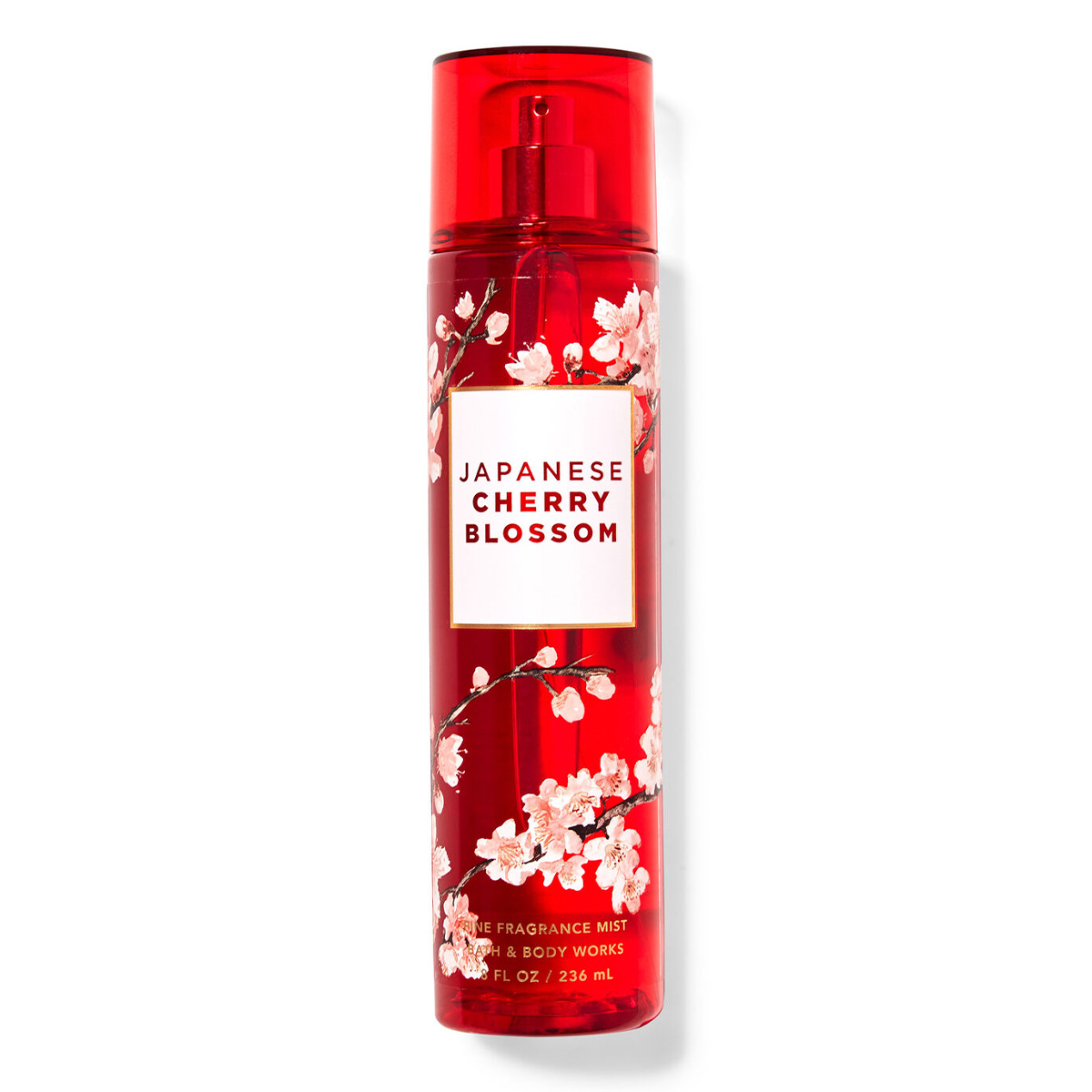 A product shot of Bath & Body Works Japanese Cherry Blossom Fine Fragrance Mist