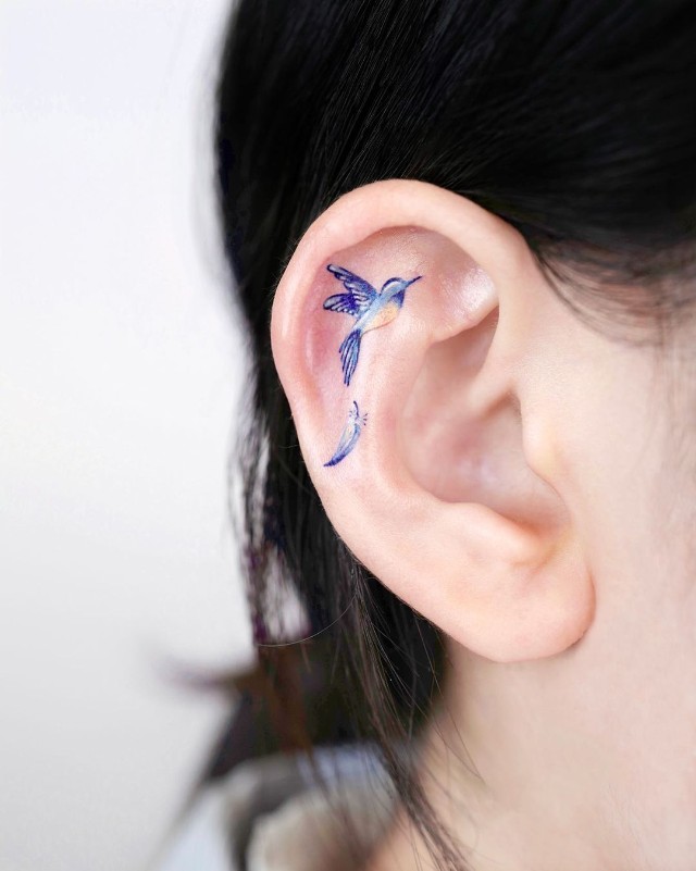 Ear Tattoos  A Perfect Choice For The Ladies  Most Beautiful Ear Tattoo  Ideas