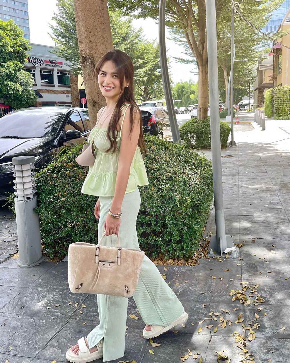 elisse joson green outfits