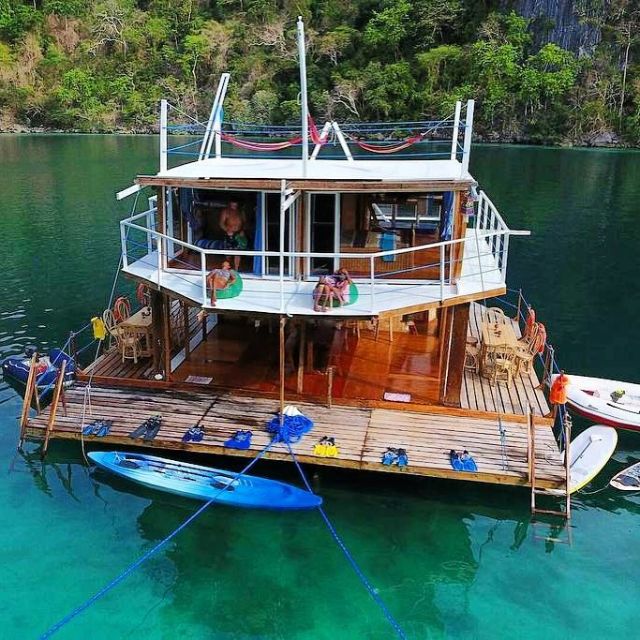 paolyn houseboats floating hotel palawan