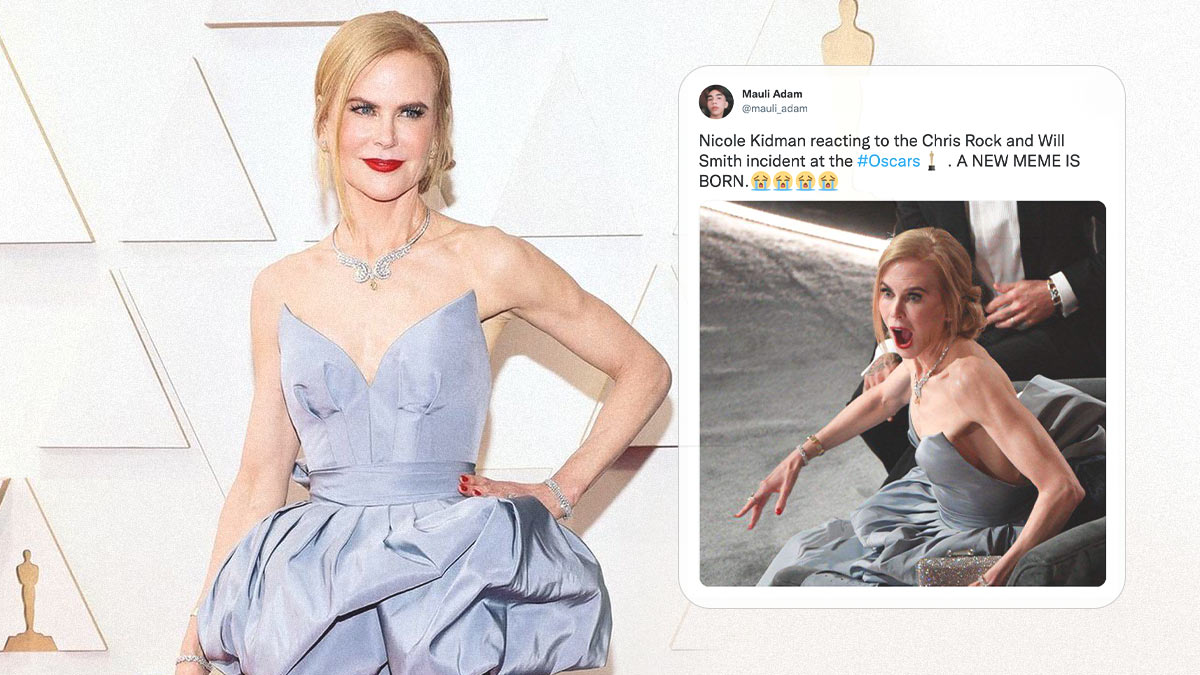 Netizens Had The Best Reactions To Nicole Kidman's Viral Meme At The Oscars