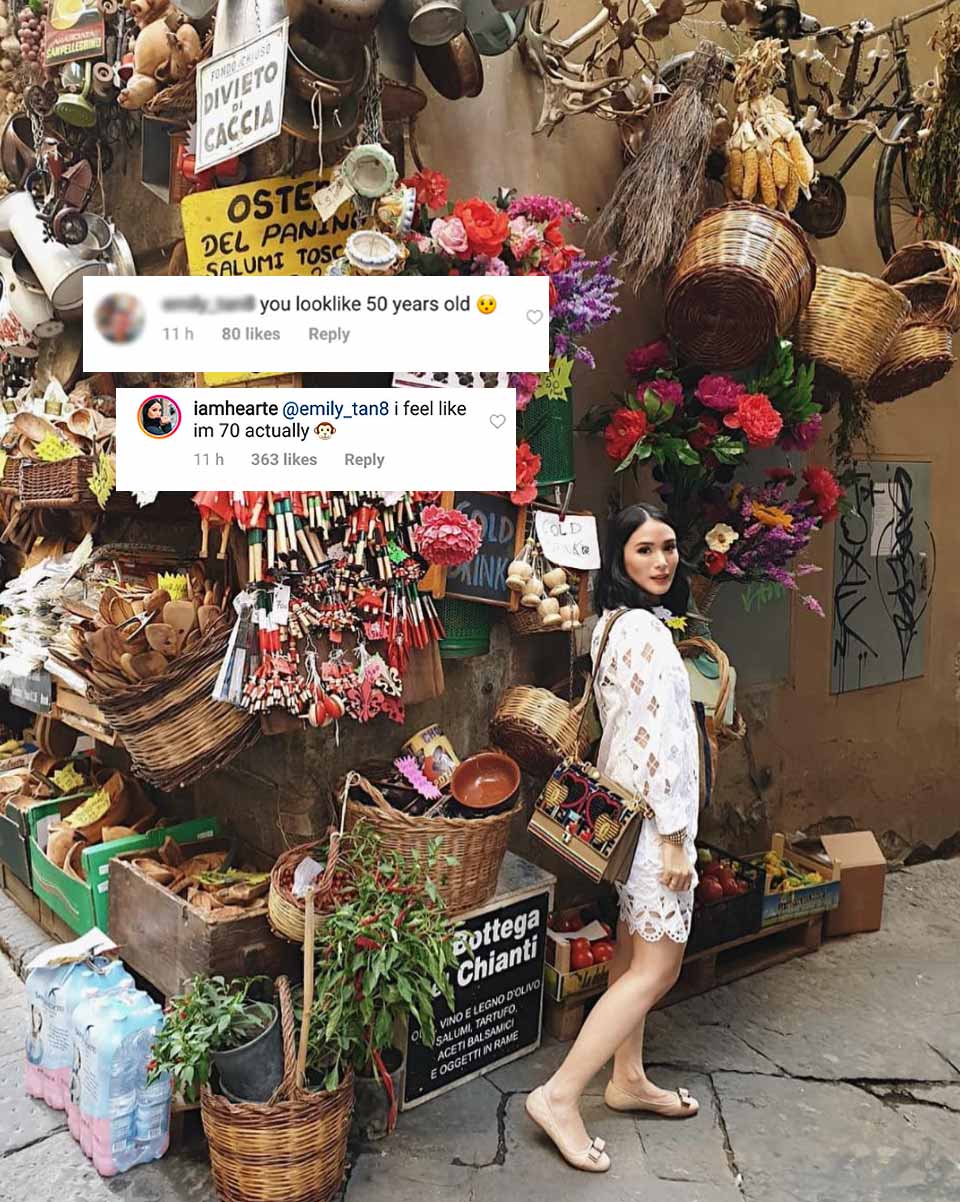 heart evangelista reply basher age shaming