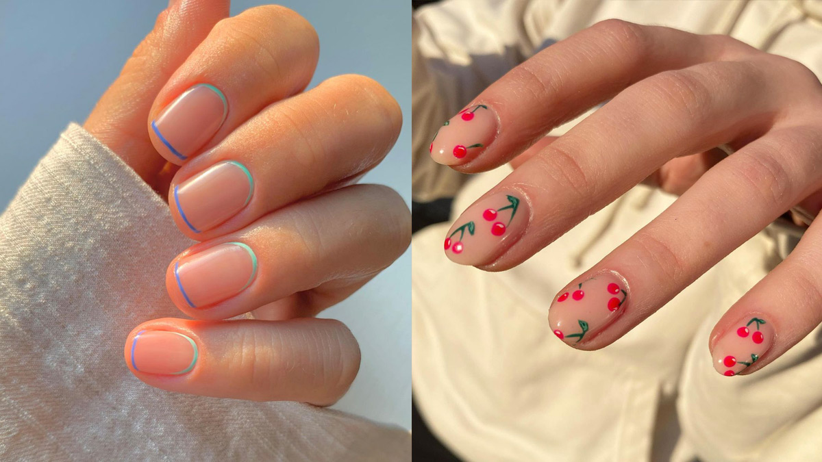 10 Fun, Colorful Summer Manicure Ideas for Short Nails
