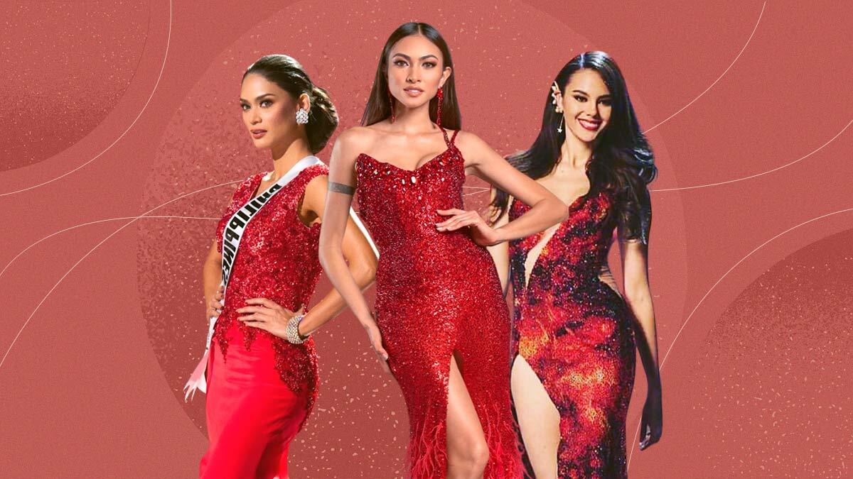 10 Most Beautiful Red Gowns, As Seen On Filipina Beauty Queens