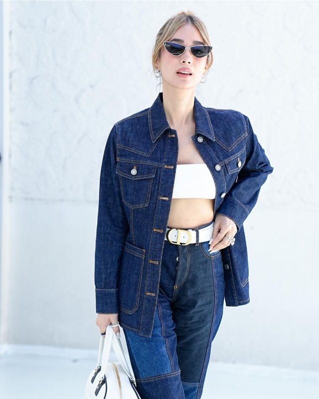 laidback denim jeans outfits