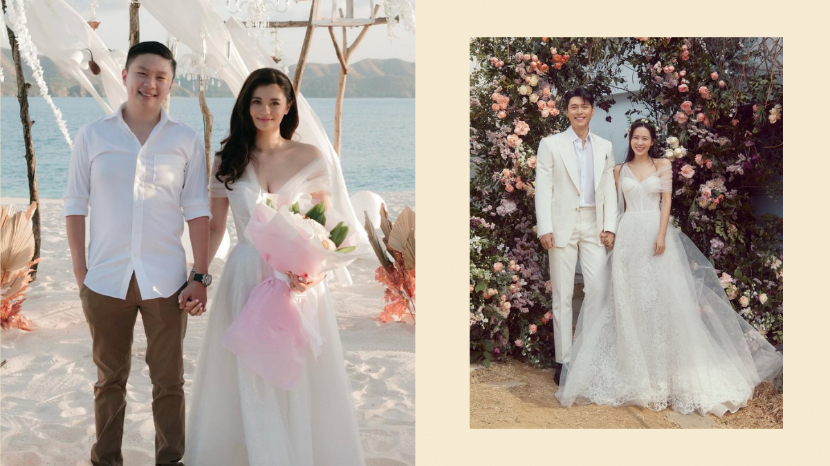 Verniece Enciso Just Got Engaged In A Dreamy Bustier Gown Inspired By Son Ye Jin’s Wedding Dress