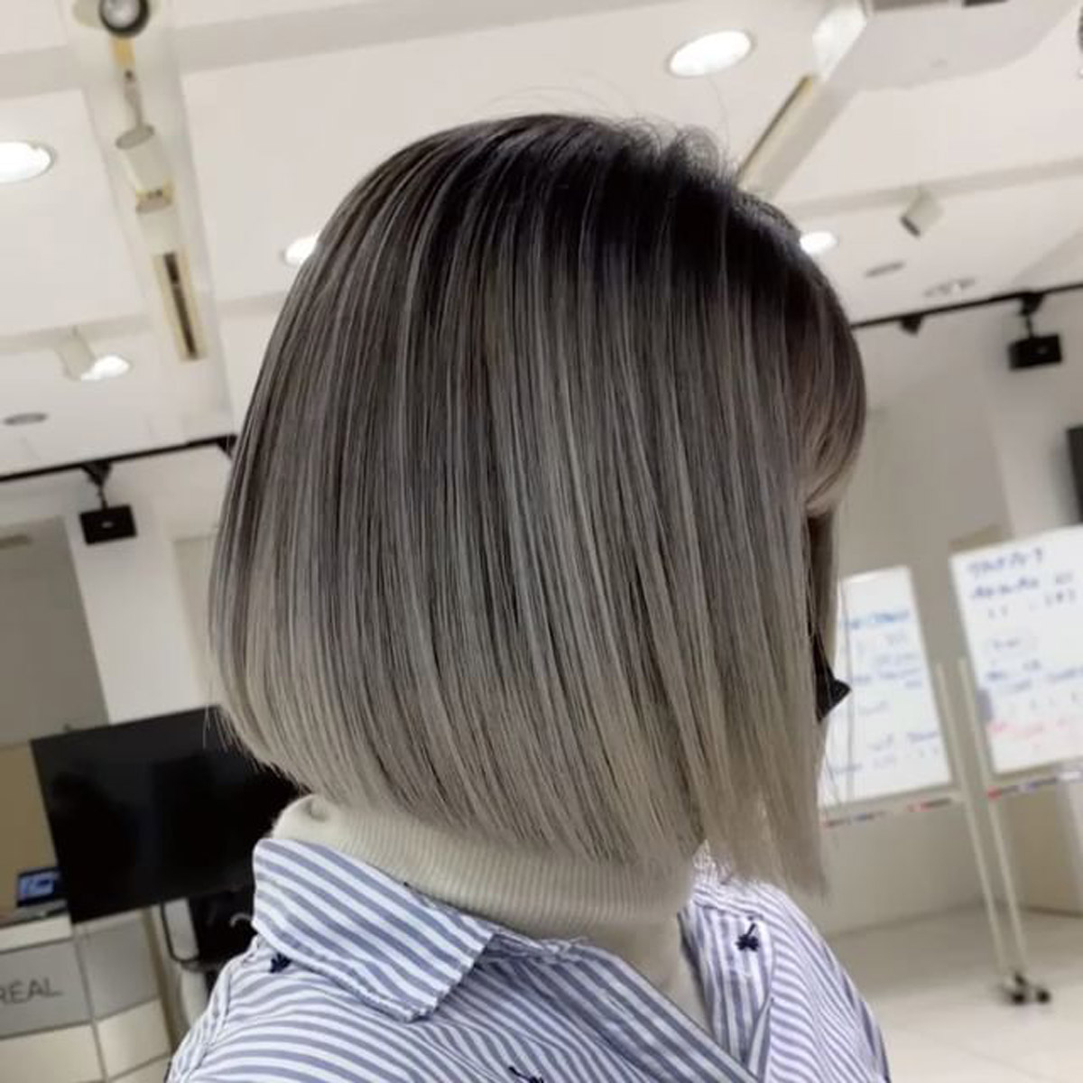 gray hair color ideas
