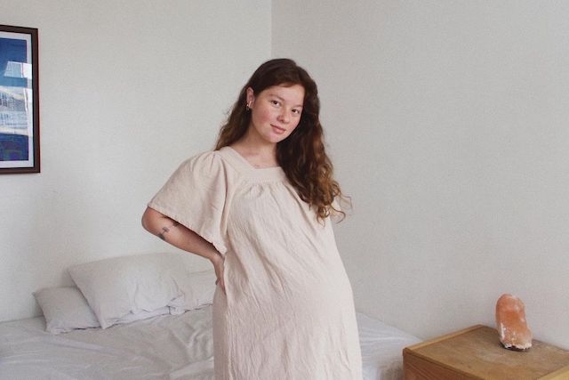 andi eigenmann maternity dress shift dress
