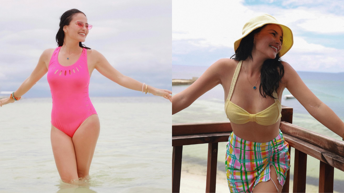 We're Totally Loving Elisse Joson's Cute Swimsuit Ootds In Bohol