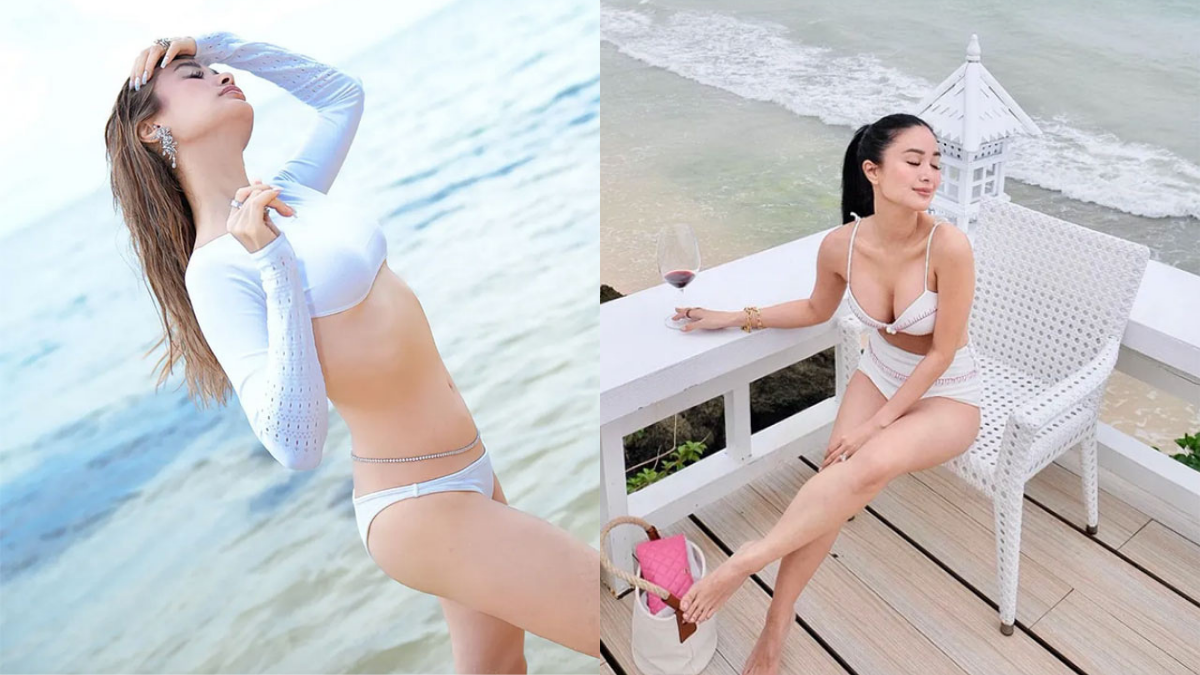 All The Times Heart Evangelista Inspired Us to Wear White Swimsuits