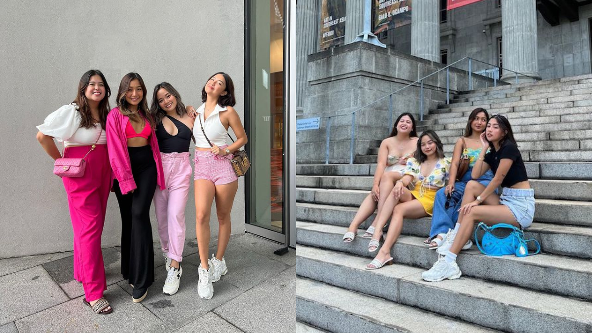 This Influencer Barkada Wore the Cutest Coordinated OOTDs in Singapore