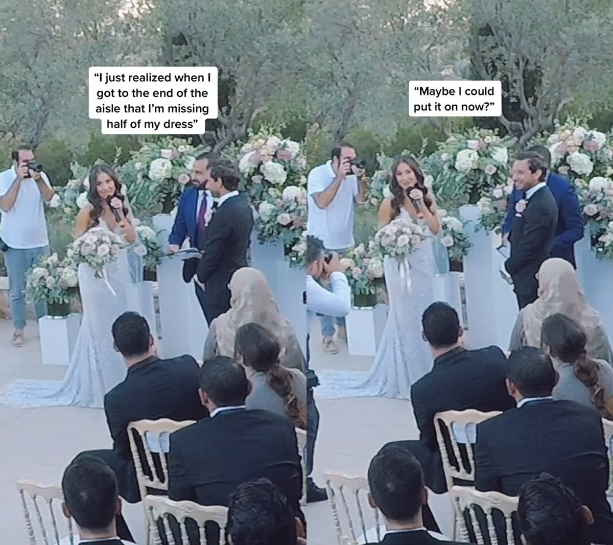 Dubai-Based Bride Stops Her Wedding to Wear the Rest of Her Dress