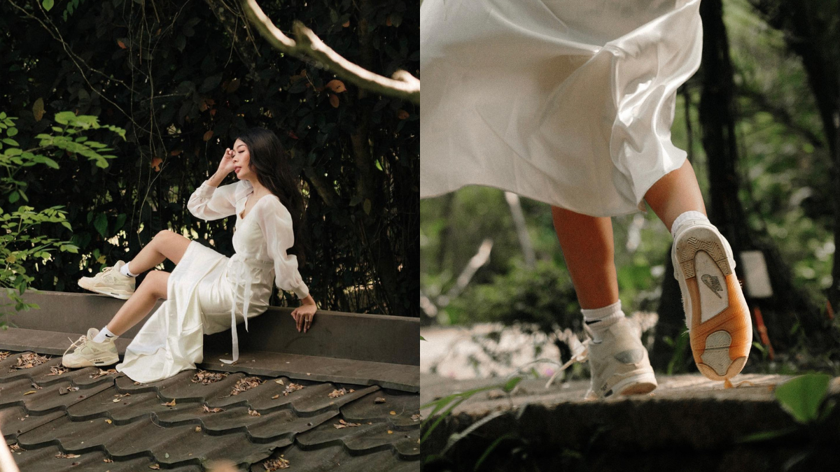 Rhea Bue Wore Sneakers with One of Her Wedding Looks and We're All for It