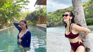 6 Easy And Chill Swimsuit Poses To Copy From Bela Padilla