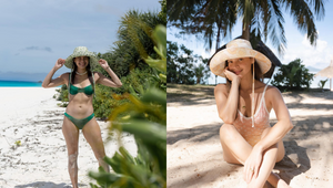 Anne Curtis Is Living Her Best Life By The Beach And Her Cute, Colorful Swimsuit Ootds Are Proof
