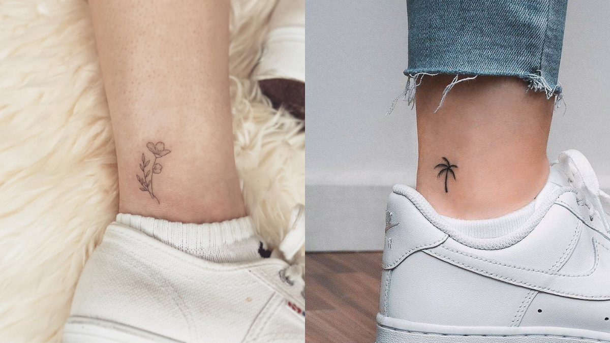 20 Small Ankle Tattoo Ideas That Are Subtle Enough to Be Hidden