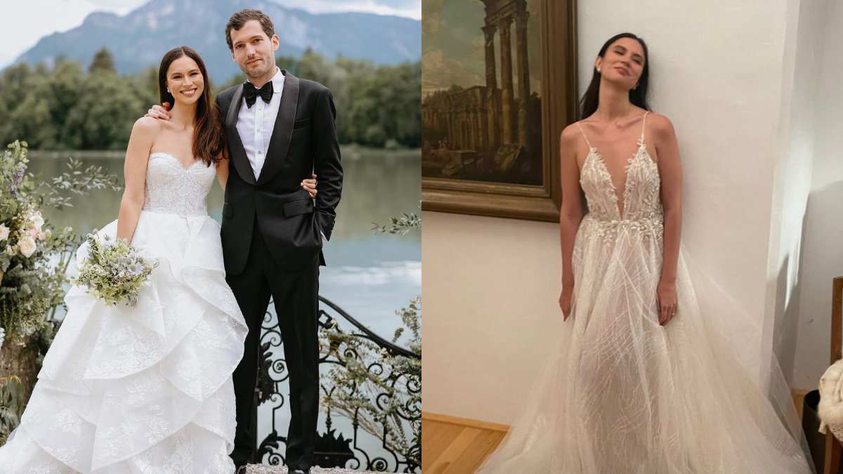 Jess Wilson Wore 3 Gowns For Her Wedding In Austria And She Looked Stunning