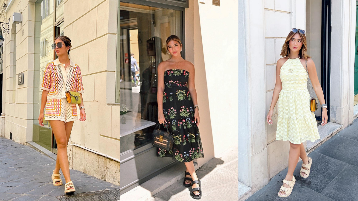 Sofia Andres' Casual And Dainty Ootds In Rome Are Perfect For Summer