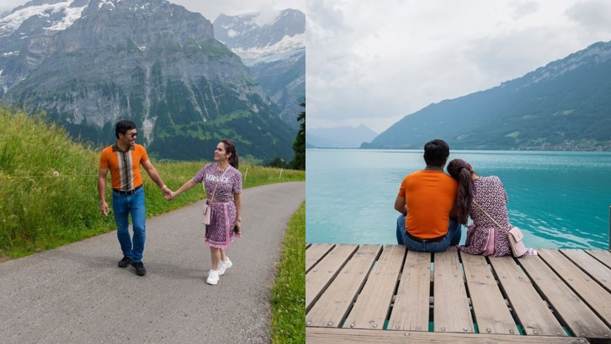 Aww! Manny And Jinkee Pacquiao Just Recreated Iconic "crash Landing On You" Scenes In Switzerland