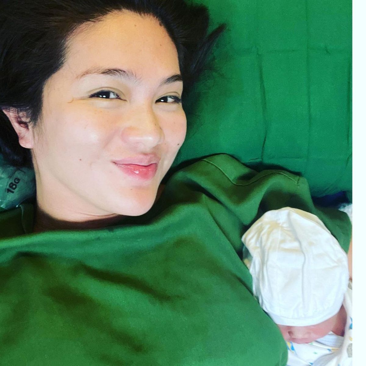 dimples romana gives birth