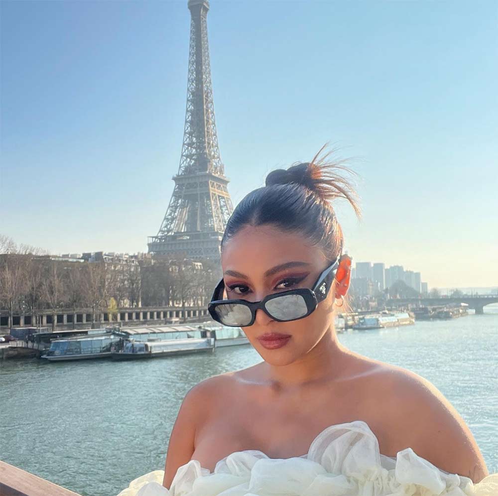 nadine lustre travel outfit in france