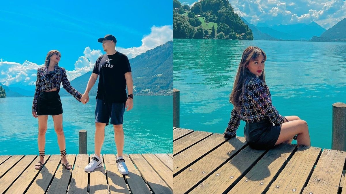 Kris Bernal And Her Husband Recreated This Iconic "crash Landing On You" Scene In Switzerland