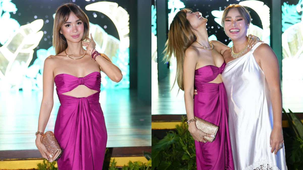 Heart Evangelista Wore P4.3 Million Worth Of Jewelry With Her Sultry Magenta Dress In Thailand