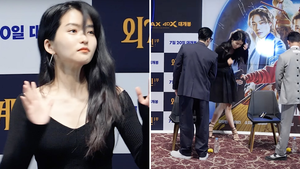 Kim Tae Ri Lost Her Ring During A Press Con And Everyone Had To Frantically Look For It Onstage