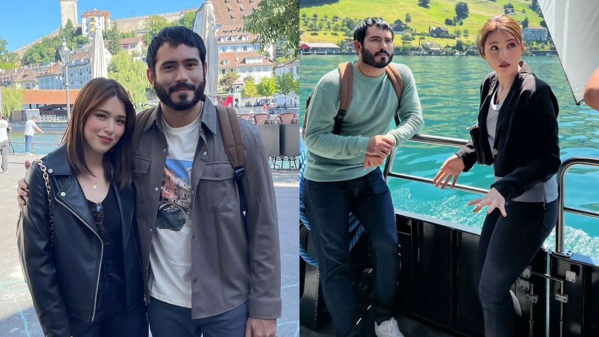 Kylie Padilla And Gerald Anderson Are In Switzerland To Film A Movie And The Photos Are Breathtaking