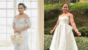 Hidilyn Diaz Was The Most Stunning Bride In Not Just One But Two Wedding Dresses