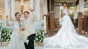 Did You Know? Hidilyn Diaz And Julius Naranjo Had Quite A Star-studded Wedding