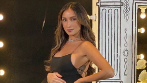 Solenn Heussaff Shows Off Her Baby Bump In A Hubadera Black Dress At The Gma Gala Night