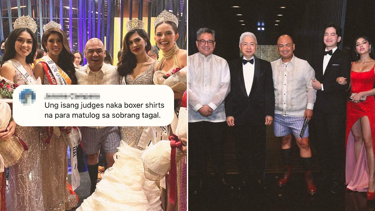 Netizens Are Calling Out This Bb. Pilipinas 2022 Judge For Wearing "boxers" With His Barong Tagalog