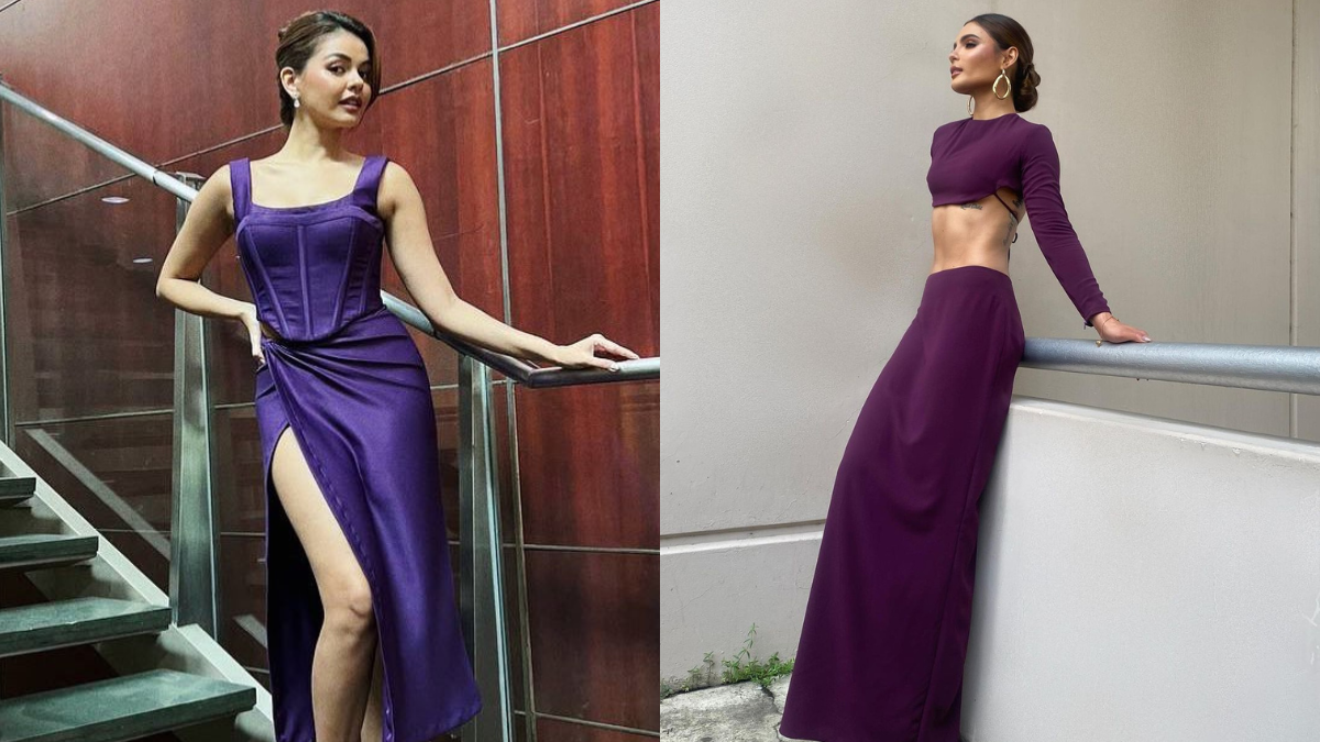 Janine Gutierrez And Lovi Poe Went Twinning In Purple Dresses And We're Obsessed