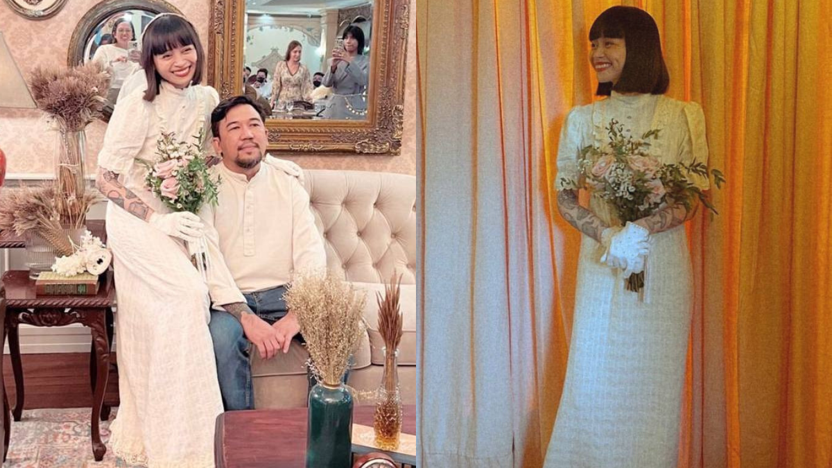 Shaira Luna Just Got Married In A Vintage Wedding Dress That Costs Only P100