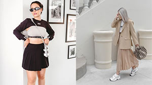 How To Style Pleats, As Seen On Celebrity And Influencer Outfits