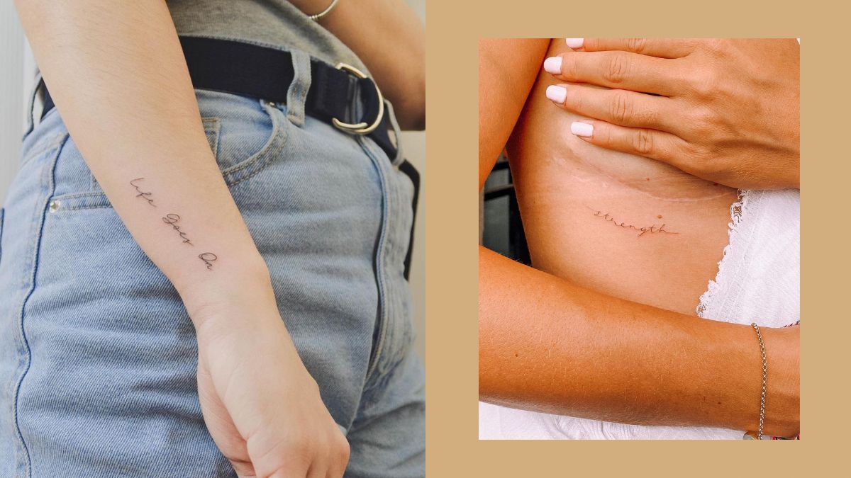 13 Dainty And Minimalist Tattoos That Will Remind You To Love Yourself