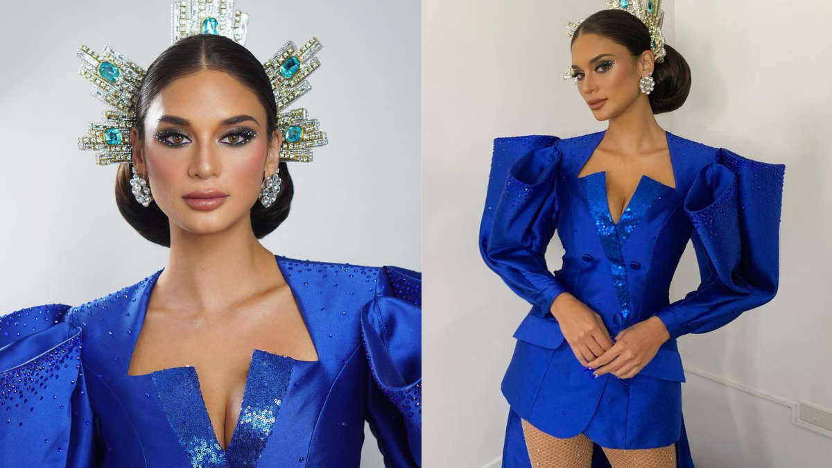 Pia Wurtzbach Looks Stunning On "drag Race Ph" In A Reimagined Take On Her Iconic Blue Gown