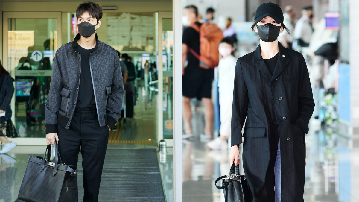 Song Hye Kyo And Lee Min Ho Wore Matching Airport Ootds When They Landed In New York