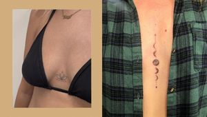 10 Sternum Tattoos That Will Look Elegant On Your Cleavage
