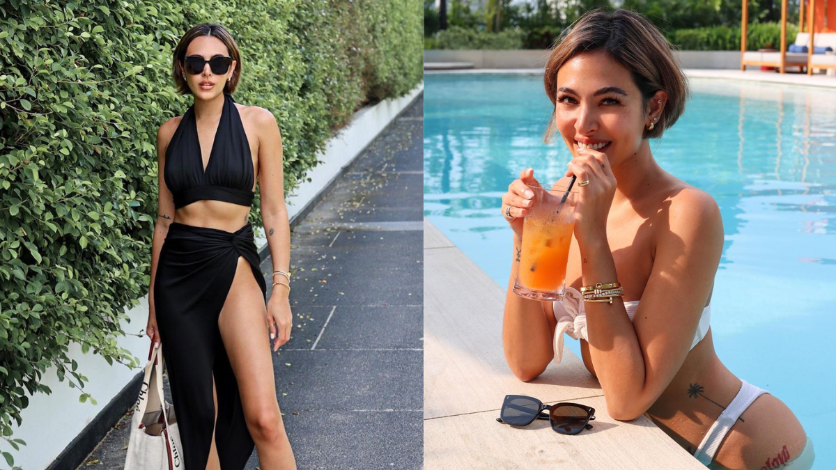 We Can’t Get Enough of Maggie Wilson’s Sultry Resort-Ready OOTDs in Bangkok