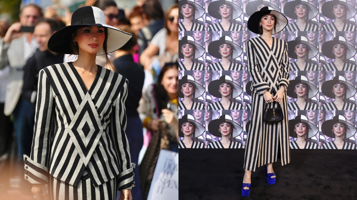 Move Over, Cruella! Heart Evangelista Looks Fabulous in a Black-and-White OOTD at Milan Fashion Week
