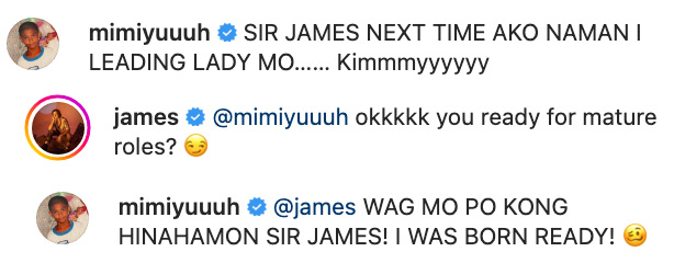 mimiyuuuh's comments on james reid music video with kelsey merritt