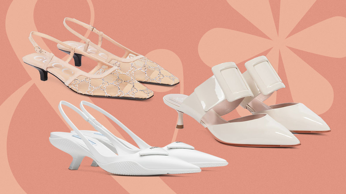 7 Designer Kitten Heels That You'll Want to Wear Again and Again If You’re Not a Stiletto Fan