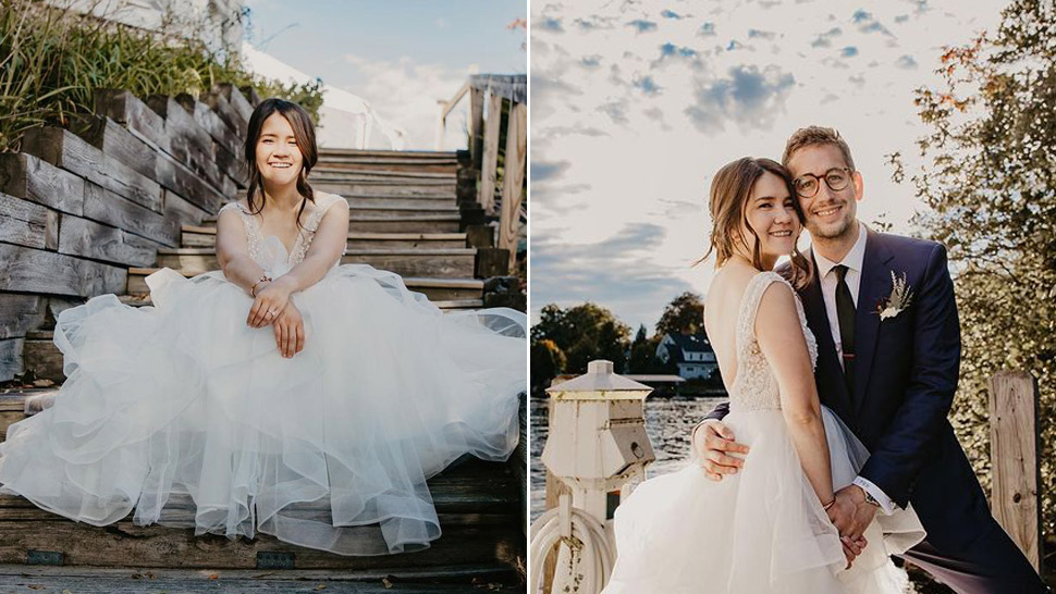 Serena Dalrymple Just Got Married in a Dreamy Tulle Wedding Gown