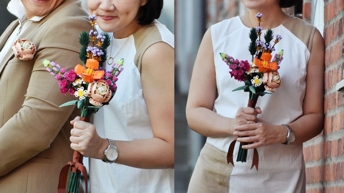 This Couple Used Lego Bricks Instead Of Flowers For Their Wedding Bouquet