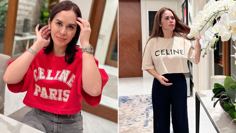 Jinkee Pacquiao's New Designer Obsessions Are Celine T-shirts And Here's How Much They Cost