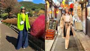 All The Chic Tourist Ootds We Spotted Aubrey Miles Wearing In Tokyo, Japan