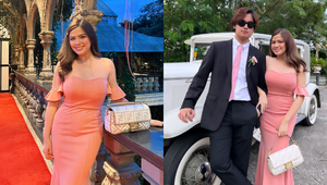 Kd Estrada And Alexa Ilacad Wore The Cutest Coordinated Pink Outfits To A Wedding